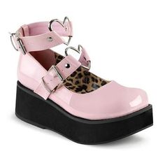 Heart Buckled Mary Janes - Pink – Violet Vixen Demonia Sprite 02, Demonia Mary Janes, Mary Jane Platform Shoes, Demonia Shoes, Pink Platforms, Light Up Shoes, Womens Mary Janes, Platform Mary Janes, Ring Der O