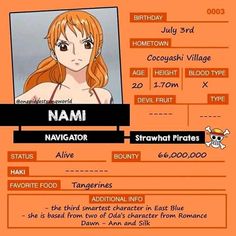 One Piece Nami