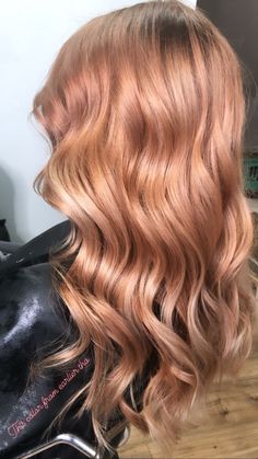 Peach Blonde Hair, Apricot Hair, Pumpkin Spice Hair, Rose Gold Blonde, Copper Blonde Hair, Unicorn Hair Color