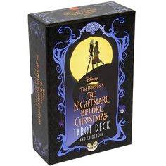 the nightmare before christmas tarot deck from disney's animated movie, with an image of two people standing on top