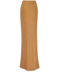 2630 SAINT LAURENT CREPE SATIN LONG SKIRT Satin Long Skirt, Long Skirt For Women, Designer Skirt, Draped Skirt, Long Skirts For Women, Floor Length Skirt, Designer Drapes, Yoko London, Silk Skirt