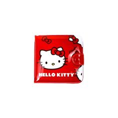 a red hello kitty phone case on a white background