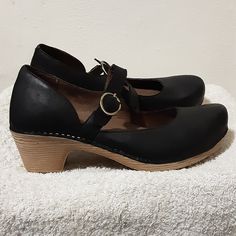 Dansko Women's Missy Mary Jane Clogs Us 10 Nwd Read. Inner Left Foot Strap Is Broken. We Will Try To Get It Repaired If It Is Unrepairable This Item Will Be Sold As Is Black Low Heel Clogs, Black Low Heel Clogs With Removable Insole, Comfortable Black Heels With Round Toe, Comfortable Black Round Toe Heels, Casual Clogs With Low Heel And Medium Width, Black Almond Toe Clogs With Removable Insole, Black Almond Toe Clogs With Rubber Sole, Cushioned Round Toe Clogs In Medium Width, Medium Width Clogs With Cushioned Footbed And Round Toe