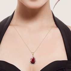 In ancient times it was said travelers would carry garnets with them as it was thought to protect on journeys. Show your journey together as this beautiful set tells your own love story. Our elegant Daniel Steiger Garnet Fire pendant features 7.25ct of beautiful genuine garnet in a perfect-faceted pear cut. Fire Pendant, Diamond Alternatives, The Supreme, Ancient Times, Pear Cut, Time Piece, Garnet, Love Story, Halo