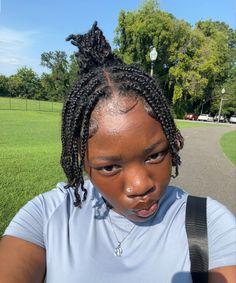 Mini Braids Styles, Short 4c Styles, Natural Mini Braids, Natural Hair Styles For School, Natural Hair Twist Styles, Extension Braids, Mini Braids, Short Hair Twist Styles, Twa Hairstyles