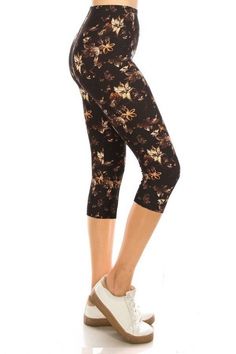 Imported One Size Fits Most Printed, high waisted, capri leggings with an elasticized waist band 92% Polyester 6% Spandex Multi LIT Printed, High Waisted, Capri Leggings With An Elasticized Waist Band split Item Measurements: SIZE S Measurements: SIZE S Inseam:" Length:" Hips:" Rise::" split split Activewear Print, Abstract Floral Print, Capri Leggings, Workout Gear, Waist Band, Body Shapes, Fashion Brand, Trendy Fashion, Capri Pants