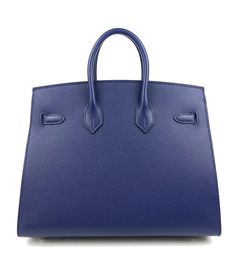 Description: Hermès birkin 25 sapphire blue sellier madame leather bag Palladium hardware Z Stamp 2021 Full Set Height: 8" Depth: 5" Length: 9.75" Details: Color: Sapphire BlueMaterial: Madame LeatherCondition: PristineBrand: Hermès Shipping: Standard: $9.95Expedited: $19.95 Blue Epsom Leather Rectangular Bag, Blue Rectangular Epsom Leather Bag, Rectangular Blue Epsom Leather Bag, Blue Epsom Leather Bag With Gold-tone Hardware, Luxury Blue Epsom Leather Bag, Elegant Blue Smooth Grain Bags, Blue Epsom Leather Top Handle Bag, Luxury Blue Satchel With Palladium Hardware, Luxury Blue Satchel With Silver-tone Hardware