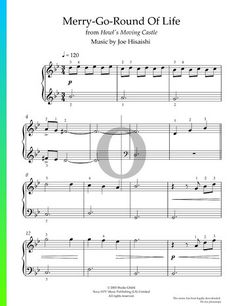 merry - go - round of life sheet music