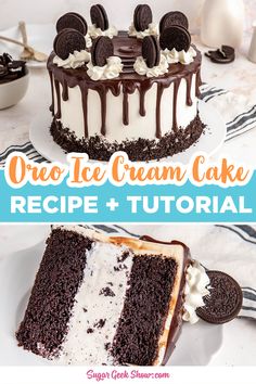 oreo ice cream cake recipe and video