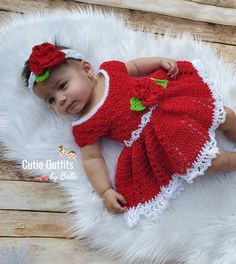 Red Crochet Baby Dress Pattern, Christmas Crochet Pattern, 0-3 Months Baby Dress Pattern, Baby Dress Pattern Only, Pattern, Instant Download. Please do not leave negative feedback based on this pattern, pleased contact me if you find something difficult to understand. This listing is for a 0-3 months baby dress pattern, you can obtain a newborn size using a thinner yarn. Measurements: Chest 14 Length 11.5 inches. This is an intermediate level pattern. Included: 1 PDF File one for the dress and h Crochet Christmas Dress, Crochet Baby Dress Free Pattern, Woman Costumes, Crochet Baby Girl Dress, Baby Cardigan Pattern, Baby Dress Pattern, Christmas Dress Baby, Crochet Baby Dress Pattern, Christmas Crochet Pattern