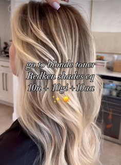 Redken Shades Eq Formulas Blondes, Toning Formulas, Haircolor Formulas, Wella Formulas, Edgy Blonde Hair