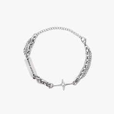 Type: AccessoriesMaterial£ºTitanium steelBracelet size: 17cm ( 6.7 inches )Extension chain: 5cm ( 2 inches ) Contact Lenses Colored, Cross Bracelet, Layered Bracelets, Steel Bracelet, Bracelet Sizes, Accessories Bracelets, Metal Chain, Cable Chain, Arm Band