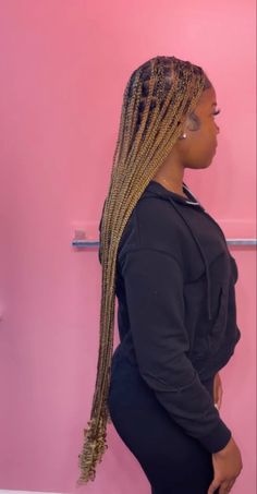 Copper Knotless Braids, Honey Blonde Braids Black Women, Hair Braid Designs, Braided Hairstyles For Teens, Blonde Box Braids, Blonde Braids, Hair Braid Videos, Box Braids Hairstyles For Black Women