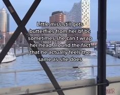 there is a quote that says little miss still gets butterflies from her bjb sometimes she can't wrap her head around the fact that he actually feels the same as she does