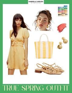 True Spring: Everything You Need To Know {warm spring} - Gabrielle Arruda True Spring Lipstick, True Spring Makeup, Wardrobe Color Palette, True Spring Palette, Warm Spring Color Palette, True Spring Color Palette, Warm Spring Outfits, True Spring Colors, Spring Tones