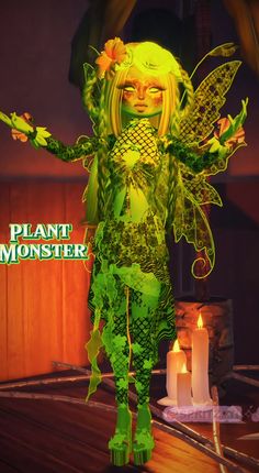 Plant Monster, Dti Hacks, Crochet Fairy, Eid Outfit