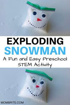 an easy snowman craft for kids to make