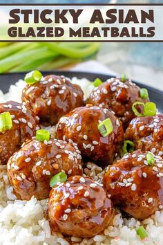 34 reviews · 35 minutes · Serves 6 · Sticky Asian Glazed Meatballs - Have mercy, y’all … this is one of those meals you really need to give it a try! Asian Glazed Meatballs, Meaty Appetizers, Glazed Meatballs, Meatball Recipes Easy, Simple Pantry, Easy Asian Recipes, Meatballs Recipe, Asian Cooking, Meatball Recipes