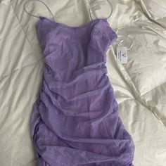 New With Tags, Never Worn Purchased For A Dance And Didn’t Fit Unfortunately! Perfect For Homecoming/Formals Size Small Periwinkle Homecoming Dress, Tangled Hoco Dress, Lavender Dress Short, Purple Hoco Dresses Short, Dark Purple Hoco Dress, Purple Hoco Dress, Pastel Purple Dress, Purple Hoco Dresses