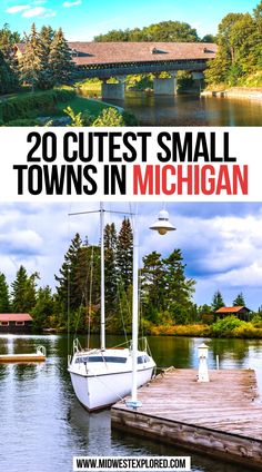 20 Cutest Small Towns In Michigan Michigan Beach Towns, Small Towns Usa, Michigan Vacations, Michigan Beaches, Midwest Travel, Travel Bucket List Usa, Usa Travel Guide