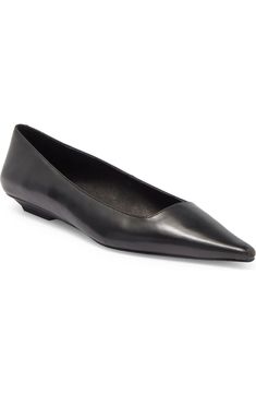 Jeffrey Campbell Pistil Pointed Toe Flat (Women) | Nordstrom Sleek Pointed Toe Flats For Workwear, Sleek Pointed Toe Low Heel Flats For Formal Occasions, Modern Low Heel Flats For Business, Sleek Low Heel Pointed Toe Flats For Formal Occasions, Sleek Pointed Toe Flats For Office, Classic Pointed Toe Flats With Sculpted Heel, Classic Low Heel Pointed Toe Flats For Business, Classic Pointed Toe Low Heel Flats For Business, Office Flats With Pointed Toe And Medium Width