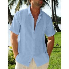 Season:Summer; Fabric:Cotton And Linen; Sleeve Length:Short Sleeve; Look After Me:Wet and Dry Cleaning,Washable; Gender:Men,Men's; Style:Comfortable,Fashion; Tops Type:Button Up Shirt,Guayabera Shirt,Linen Shirt,Shirt,White Cotton Shirt,Cotton Linen Shirt,Summer Shirt,Beach Shirt; Occasion:Streetwear,Casual,Daily,Holiday,Vacation; Pattern:Plain; Neckline:Lapel; Listing Date:06/14/2023; Bust:; Length:; Shoulder Width:; Sleeve: Linen Pants Men, Beach Wedding Groom Attire, White Linen Outfit, Beach Wedding Men, Beach Wedding Groom, Men Linen Shirt, Beach Wedding Attire, Mens Linen Pants, Linen Drawstring Pants