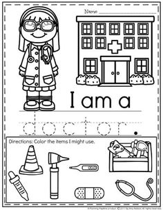 i am a worksheet with pictures and words