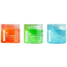 This value pack includes 3 gel face masks. Grapefruit & Collagen, Shea Butter & Coconut Oil, Aloe Vera & Tea Tree, each with three distinct purposes. These masks will cleanse and as well as glow up your skin. Grapefruit & Collagen Gel Mask for Anti-Aging: The anti-oxidants in grapefruit will fight free radicals in the skin that can cause lines, wrinkles, discolorations and other blemishes. Collagen can improve skin elasticity, reduce visible wrinkles, and increase blood flow to the skin. Collage Mask Applicator, Gel Face Mask, Facial Therapy, Pore Mask, Anti Oxidants, Cosmetics Ingredients, Gel Mask, Improve Skin Elasticity, Soften Skin