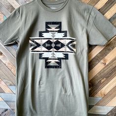 Plus Forest Dreams Tee | gussieduponline Aztec Prints, Native American Patterns, Sustainable Manufacturing, Recycling Programs, Waste Paper, California State, Aztec Print, Manufacturing Process, Fabric Scraps