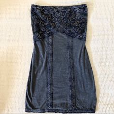 Rare Free People Bodycon Mini Dress In Blue With A Gorgeous Embroidered Bodice. It’s A Soft Cotton Stretchy Material. Never Worn - Only Tried On. Excellent Condition. Size Xs - I Wear Xs-S And This Fits Perfectly. Measurements: Bust: 13.5in, Length: 25in Blue Mini Dress With Floral Embroidery, Embroidered Fitted Lace Mini Dress, Blue Embroidered Cotton Mini Dress, Fitted Embroidered Cotton Mini Dress, Embroidered Fitted Cotton Mini Dress, Blue Embroidered Fitted Mini Dress, Embroidered Bodice, Free People Dresses, Free People Dress