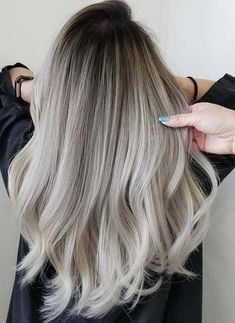 Ash Blonde Hairstyles, Blond Hairstyles, Root Shadow, Blonde Lowlights, Brown Ombre Hair, Ash Blonde Balayage, Luxy Hair, Blonde Hairstyles