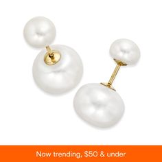 in stock Formal White Earrings With Screw Back, Elegant White Earrings With Screw Back, Classic Pearl Earrings From Macy's For Anniversary, Macy's Classic Pearl Earrings For Anniversary, Classic Macy's Pearl Earrings For Anniversary, Macy's Classic Pearl Anniversary Earrings, White Classic Jewelry With Screw Back, Classic White Screw Back Jewelry, White Macy's Earrings For Gift