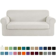 an image of a couch with different colors on the back and side panels in front