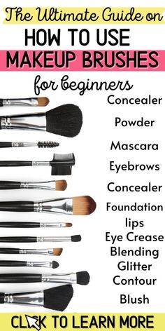 Maquillage Yeux Cut Crease, Makeup Brush Uses, How To Use Makeup, Bentuk Alis, Drag Make-up, Alat Makeup, Makeup Order, Makeup Brushes Guide, Beginners Eye Makeup