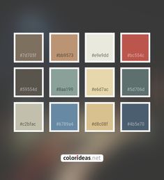 the color swatches are all different colors for each individual to see in this image