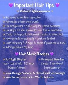 Hair Growth Challenge, Hair Mask Recipe, Mask Recipes, Castor Oil For Hair, Beauty Tips For Glowing Skin