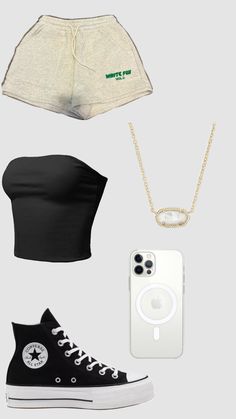 Outfits Ideas For The Beach, Shein Outfits Summer, Stylish Summer Outfits, Casual Preppy Outfits, Outfit Inspo Casual, Cute Lazy Outfits, Swag Outfits For Girls, Tomboy Style Outfits, Fashion Tights