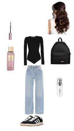 Outfits For Brunettes, School Trip Outfit, Cute Fall Fits, Black Cherry Hair, Simple Outfits For School, Fashion Design Patterns, Trip Outfits, Girls Hairstyles Braids, Weekly Outfits