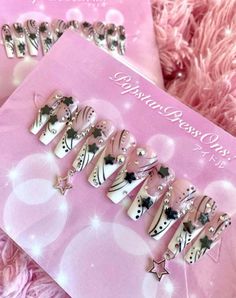 ACRYLICLIKE Hard Gel Reinforced Press Ons Mcbling Nails Cyber Etsy Nails Mcbling, Mcbling Nails, Press Ons, Hard Gel, Nails Gel, Gel Nails, Nails