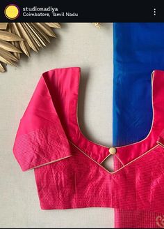 Kathpadar Saree Blouse Design Back Neck, Latest Blouse Designs Pattern Indian, Piping Blouse Designs, Recent Blouse Designs, Latest Simple Blouse Designs, Basic Blouse Designs, Latest Blouse Neck Designs, Lace Blouse Design, Patch Work Blouse Designs