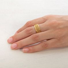 Women's Handmade Braid Ring, Gold Wheat Ring Band, Wide 18k Gold Band, Ethnic Gold Band, Large Weddi Gold Ring Bands For Women, Wheat Ring, Gold Ring Indian, Latest Gold Ring Designs, Gold Finger Rings, Plain Gold Ring, Modern Gold Jewelry, Gold Rings Simple, Braided Ring