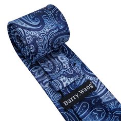 Brand: Barry Wang Material: 100% Silk What You Get: Same design Tie, Pocket Square & Cufflinks? Size: Necktie in 59" Length & 3.35" width at the tip, pocket square in 9"x 9"size Quality: Barry Wang Focus on Ties for Many Years, Good Quality Interlining Makes Our Ties Weighted and Elastic, Which are Easily Designed for A Perfect Knot.For More Quality Stylish Ties with Unbeatable Price, Please Click Our shop to Check More.With So Much Choice and Impeccable Quality, There's No Excuse Not to Have A Blue Ties With Pocket Square For Father's Day, Blue Tie With Pocket Square For Father's Day, Blue Paisley Print Suit And Tie Accessories, Classic Blue Pocket Square For Father's Day, Cufflink Set, Men's Tie, Blue Tie, Blue Ties, Ties Mens