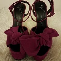 Shy High Sandals Worn Once (Barely Can Noticed) High Sandals, Zanotti Shoes, Giuseppe Zanotti Shoes, Giuseppe Zanotti, Shoes Women Heels, Pink Purple, Shoes Heels, Women Shoes, Sandals