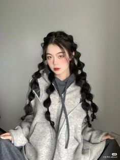 Long Alternative Hair, Aesthetic Hairstyles, Hair Style Korea, Kawaii Hairstyles, Hair Up Styles, Telegram Channel, Asian Hair, Grunge Hair