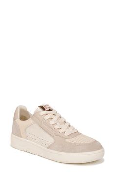 Great for running errands or bringing a casual vibe to your outfit, this low-profile leather sneaker features bold perforations along the sides and toe. Lace-up style Removable insole Leather upper and lining/rubber sole Imported Sporty Low-top Sneakers With Perforations, Leather Mid-top Sneakers For Light Sports, Comfortable Leather High-top Sneakers With Speckled Midsole, Comfortable Suede Sneakers With Perforated Toe Box, Suede High-top Sneakers With Perforated Toe Box, Suede High-top Lace-up Sneakers With Perforated Toe Box, Casual Suede High-top Sneakers With Perforated Toe Box, Casual Round Toe Sneakers With Perforations, Casual Leather Platform Sneakers For Light Sports