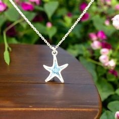 Experience the allure of the ocean with our Starfish Necklace, a beautiful addition to any summer wardrobe. Crafted from high-quality 925 sterling silver, this chain necklace is designed to capture the essence of beachside charm and elegance. Its intricate starfish pendant reflects the beauty of sea life, making it a timeless piece of summer jewelry. Whether dressing up for a special occasion or adding a touch of seaside splendor to everyday outfits, this necklace promises to be a cherished accessory. Features and Benefits - 925 Sterling Silver  - Intricate Starfish Pendant  - Durable Chain Design  - Hypoallergenic Material  - Polished Finish  Why Choose This Excellent Product  - Superior Craftsmanship  - Timeless Design  - Versatile for All Occasions  - Perfect Gift Option  - Affordable L Sea Life Jewelry, Starfish Pendant, Starfish Necklace, Summer Jewelry, Starfish, Timeless Pieces, Sterling Silver Necklaces, Chains Necklace, Charm Necklace