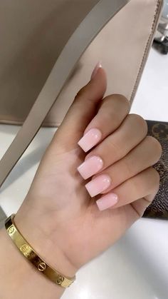 Rosa Nails, Plain Acrylic Nails, Nails Clean, Easy Designs, Simple Fall Nails, Milky Nails, Acrylic Toe Nails, Plain Nails, Colors Of Autumn