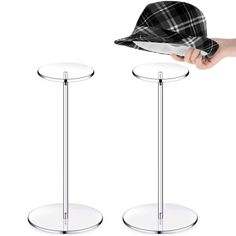 PRICES MAY VARY. Package Contents: you will receive 2 pieces of transparent acrylic hat stands; In order to avoid product breaking, we ship them in bulk, including the installation screws; Before use, you need to tear off the protective film on the hat stand and tighten it with screws; You can get a nice hat stand Fit for More Hats: this hat organizer measures approx. 4 inches/ 10 cm in top diameter, and about 6 inches/ 15 cm in the bottom diameter, the middle is connected with a 14 inches riser Baseball Caps Storage, Pedestal Display, Wig Display, Hat Stand, Display Risers, Hanger Storage, Acrylic Display Stands, Hat Holder, Hat Organization