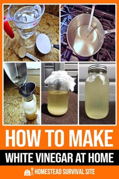 how to make white vinegar at home