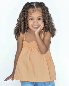 Curly Hair Baby, Mixed Girl Hairstyles, Baby Girl Hairstyles Curly, Mix Baby Girl, Cute Mixed Babies, Beautiful Black Babies